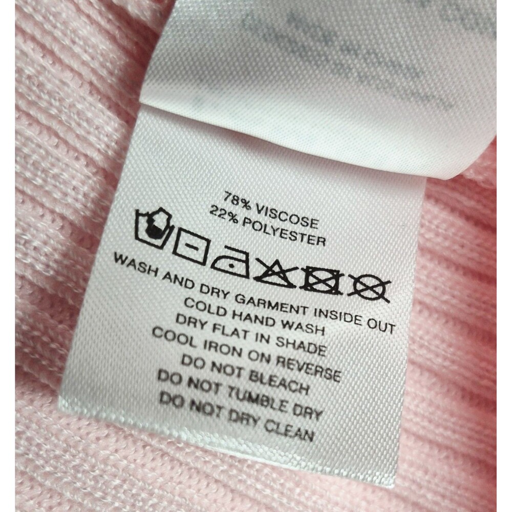 ​NWT I.AM.GIA Willow Knit Shrug Top Pink Medium Bolero Open Front Mock Neck NEW - Picture 7 of 9